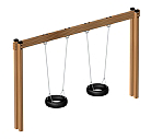 Lastik Oturaklı Salıncak